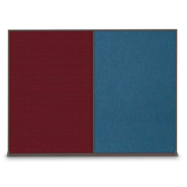 Double Door Radius Plus Corkboard, 60"X